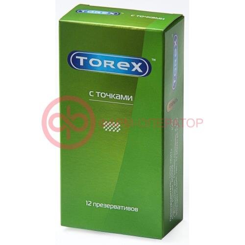 Торекс презерватив с точками №12 [torex]