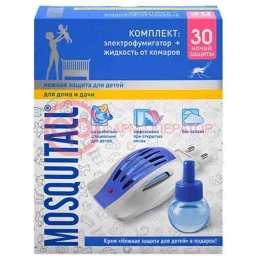 Москитол нежная защита прибор + жидкость 30 ночей [mosquital]